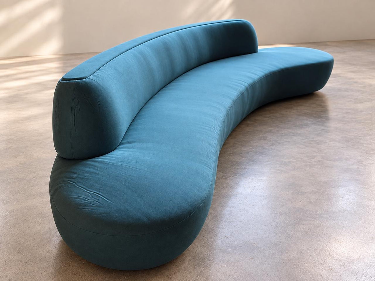 Bespoke Damien Langlois-Meurinne Above Clouds Sofa in Ocean Blue