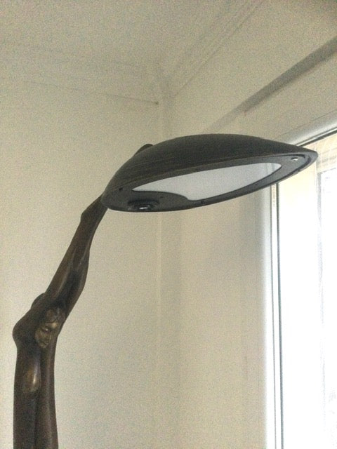 Exceptional Bronze Floor Lamp – "Tersicore" Ballerina - Meubles Monaco