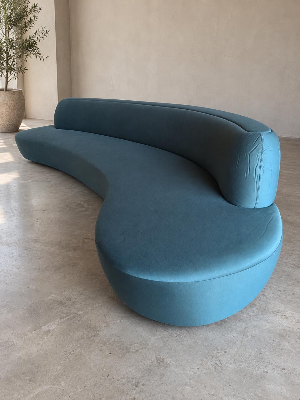 Bespoke Damien Langlois-Meurinne Above Clouds Sofa in Ocean Blue