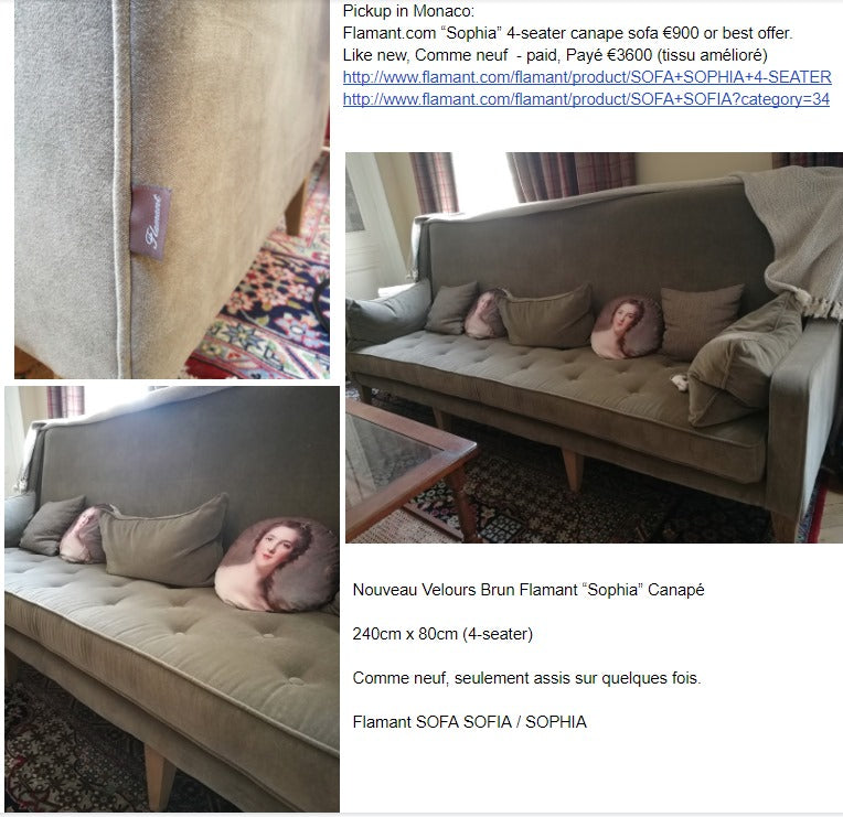 Flamant XL Sofa - Meubles Monaco