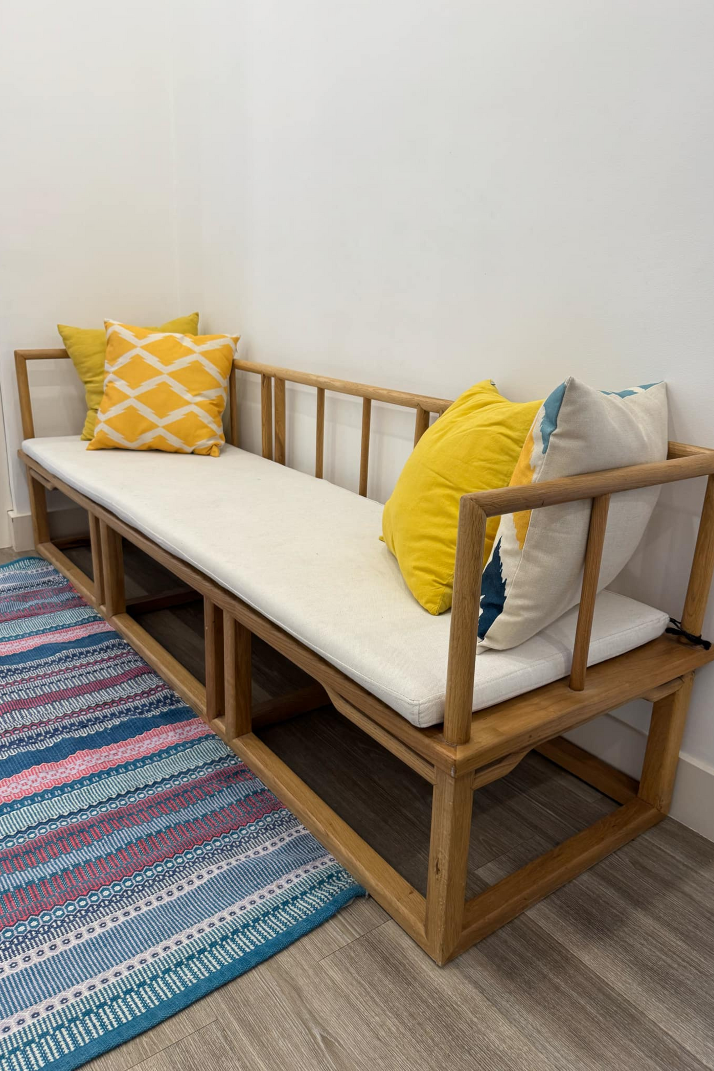 Pre loved Second Hand Wooden Sofa / Bench / Furniture for Sale Monaco and South Of France