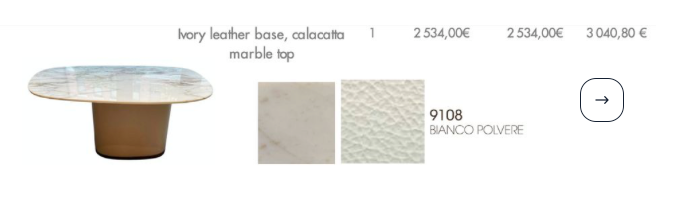 Giorgetti coffee table - Meubles Monaco