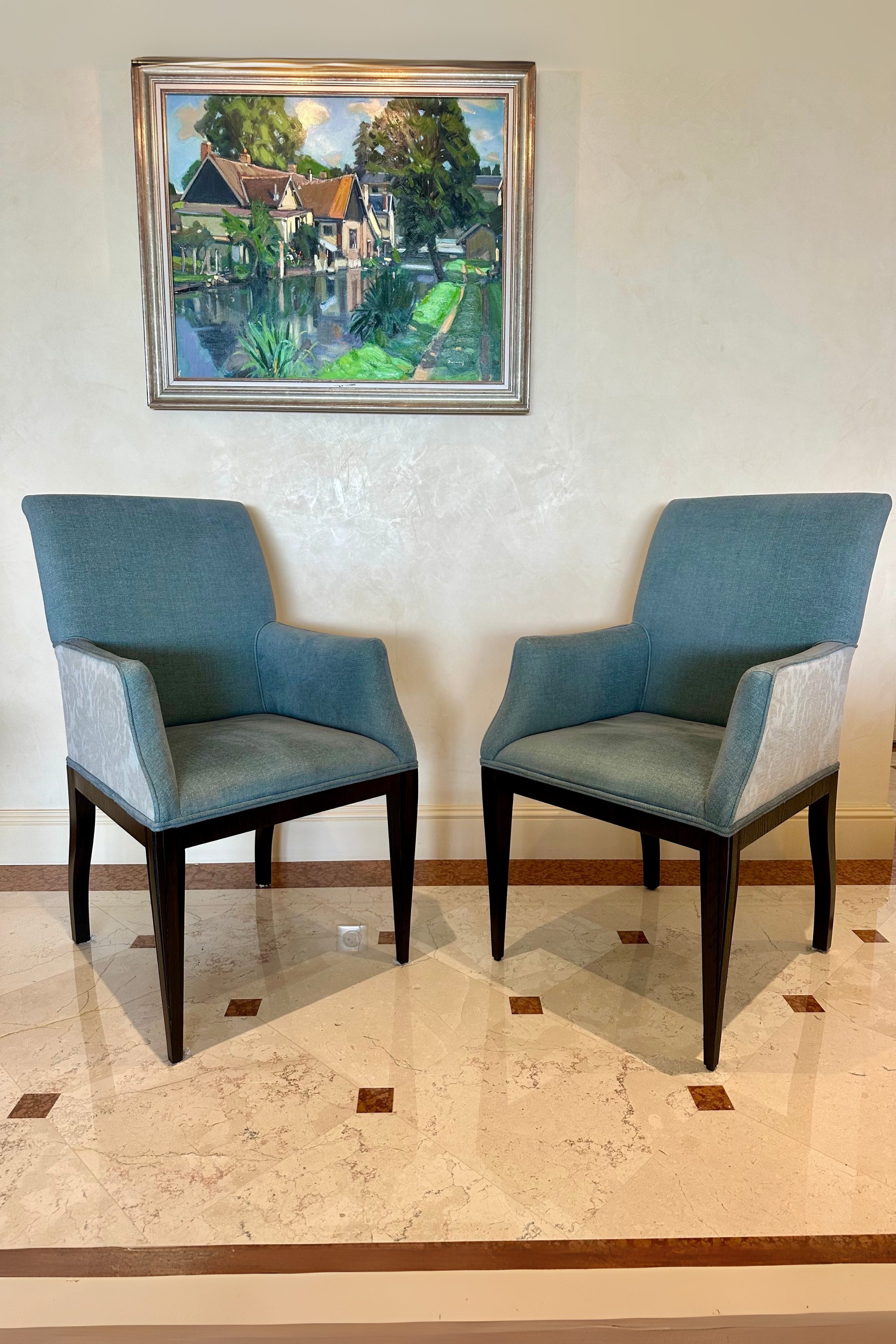 Julian Chichester Dining Room Table Chairs x 8 - Meubles Monaco
