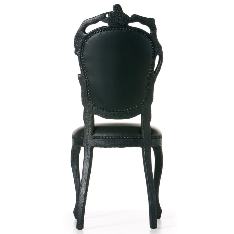 Fauteuil vintage en cuir à vendre à Monaco (Sud de la France)