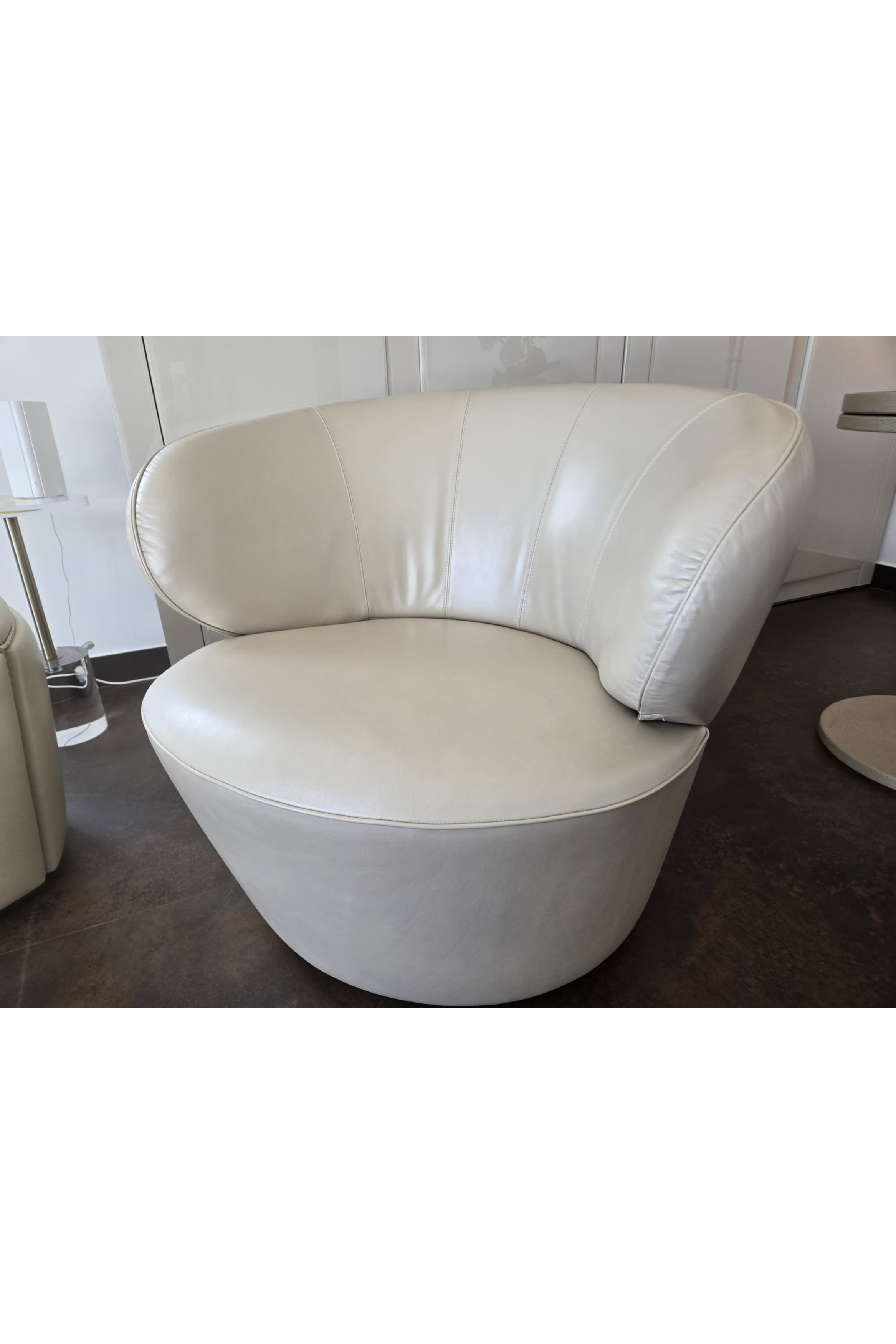 Fendi Casa Rotating Lounge Chair & Smith Seleria Pouf