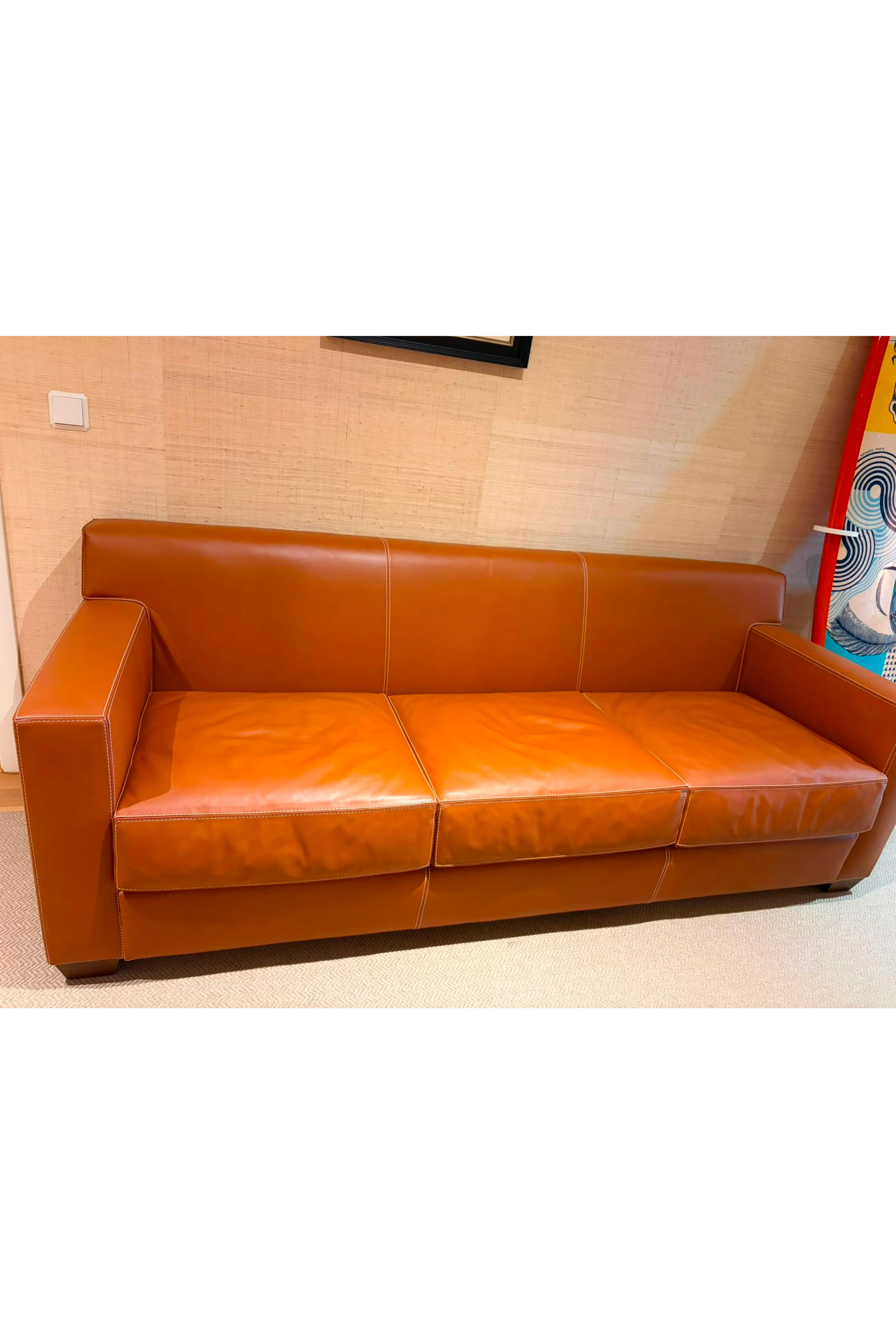 Hermès Rééditions J.M. Frank Three-Seater Sofa