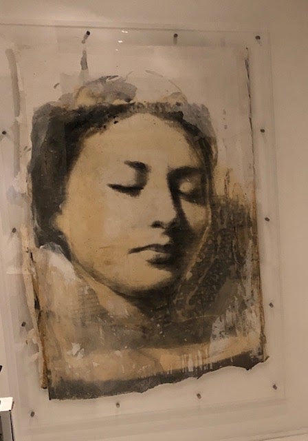 Didier Mahieu Signed Artwork in Plexiglass Frame – 190 × 130 cm