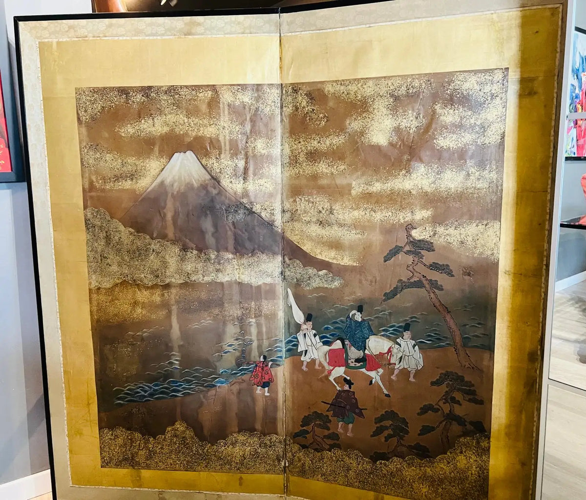 Paravento giapponese da una collezione d'arte privata – 200 × 200 cm