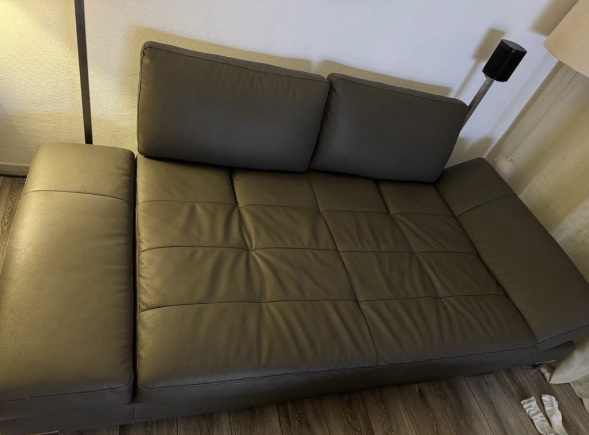 Seond hand leather sofa for sale monaco south of france