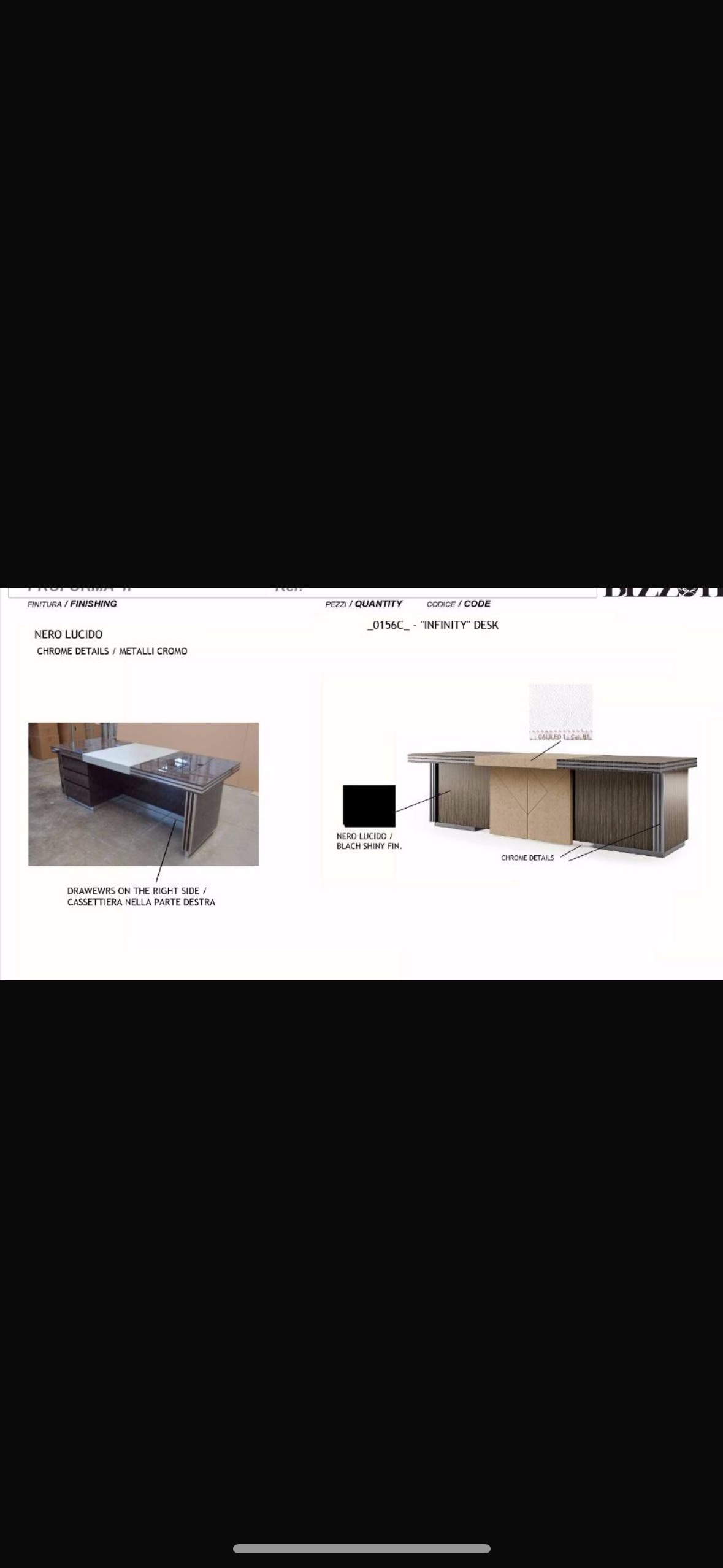 Bizzotto Italy 'Infinity' Desk - Meubles Monaco