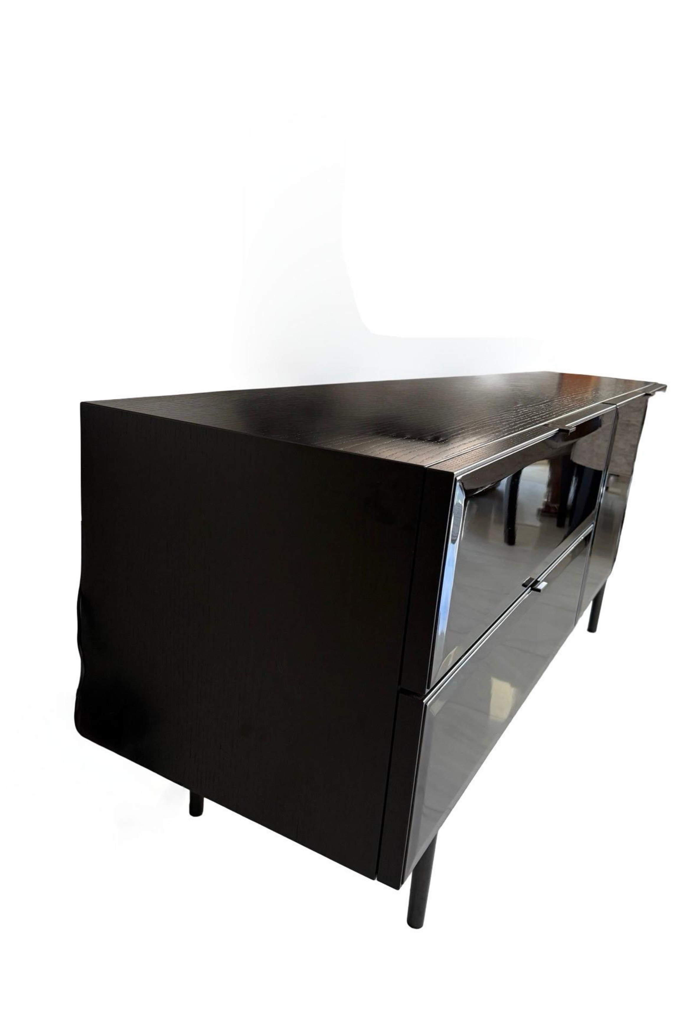 Minotti Morrison Sideboard in Glossy Moka Lacquer