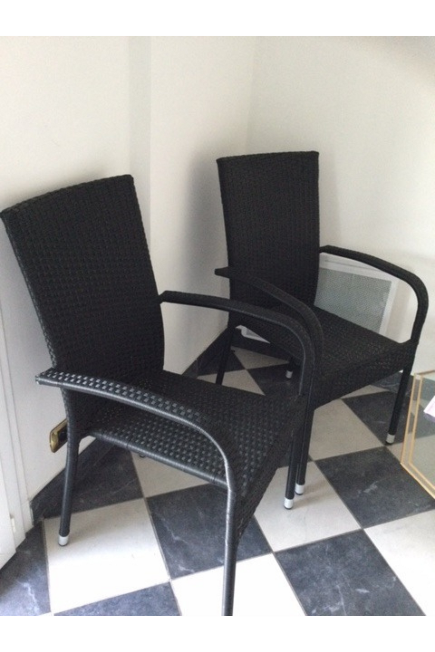 Elegant Outdoor Chairs β Premium Wicker Design (Set of 2)