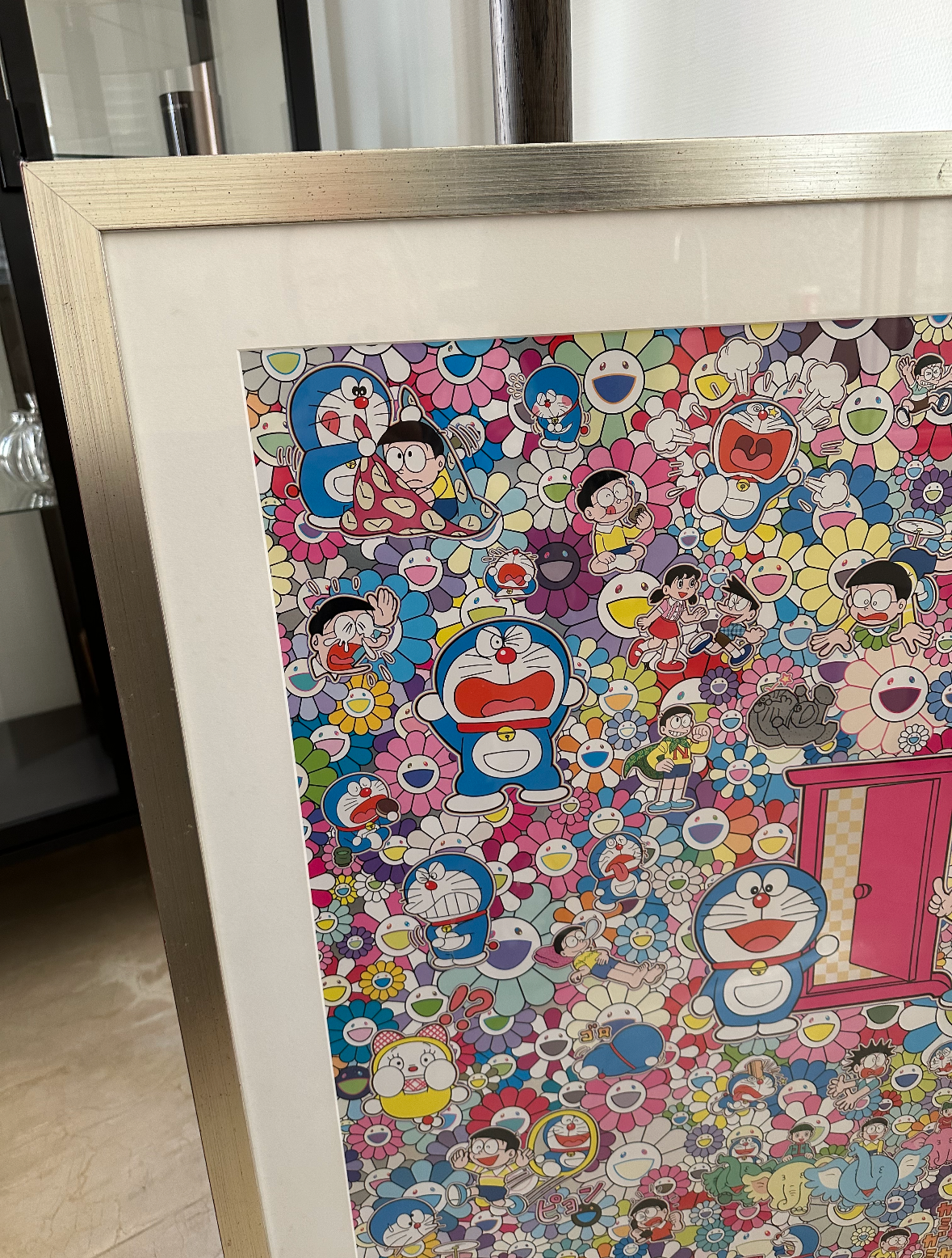 Pre loved Murakami print and frame monaco