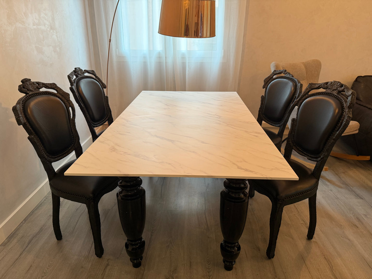 Second hand dining room chairs and table for sale Monaco / French Riveria / Nice / Antibes / Cannes