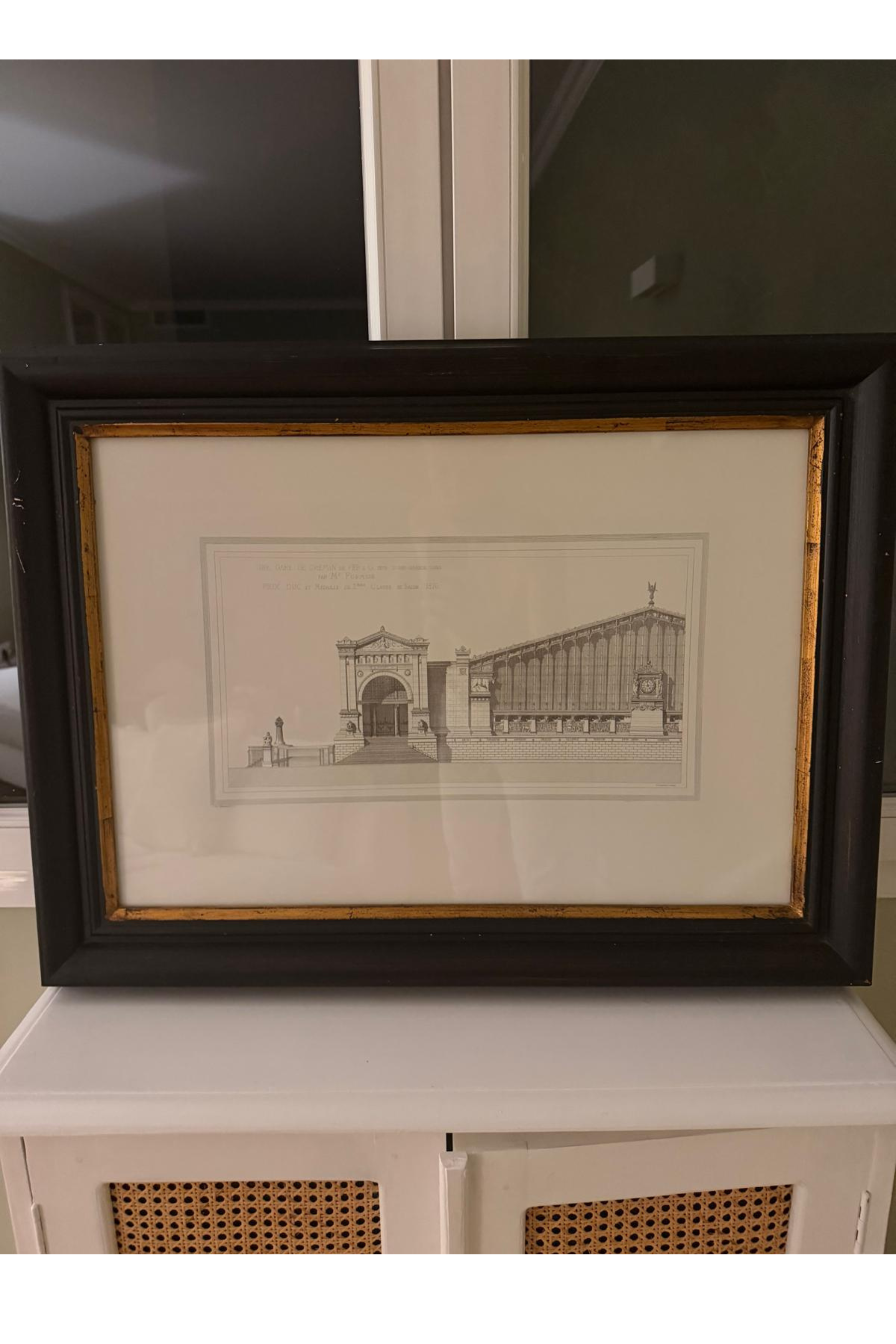 Framed Architectural Drawing Print