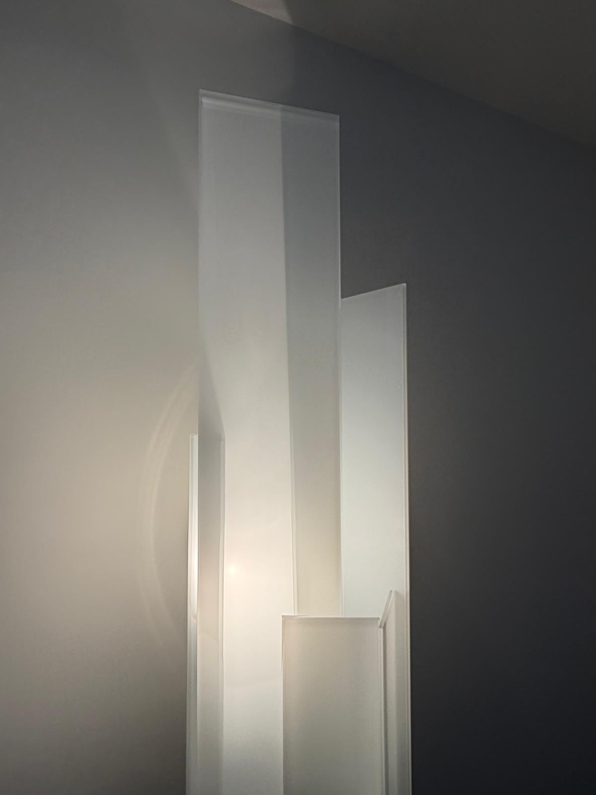 FontanaArte Sculptural Glass Floor Lamp