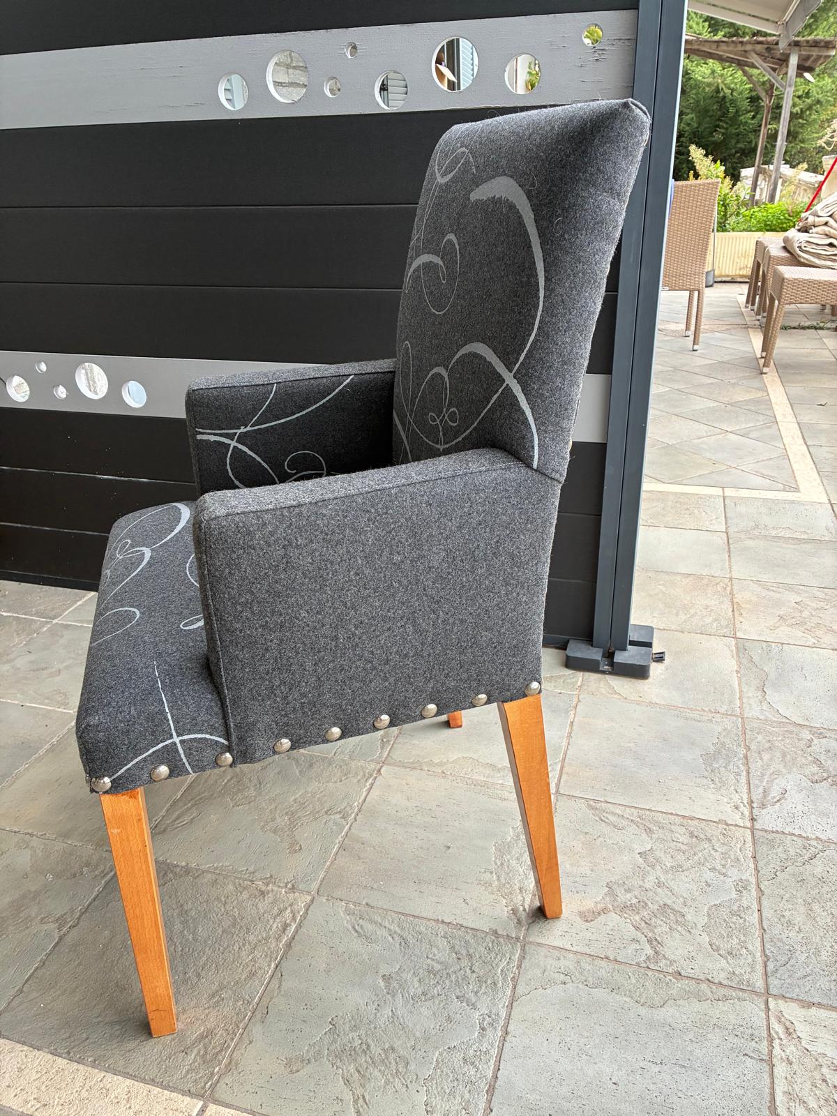 Ghyslaine de Freijo Armchair in Carolyn Quartermaine Fabric