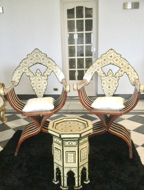 Unique Handcrafted Oriental Salon Set - Meubles Monaco