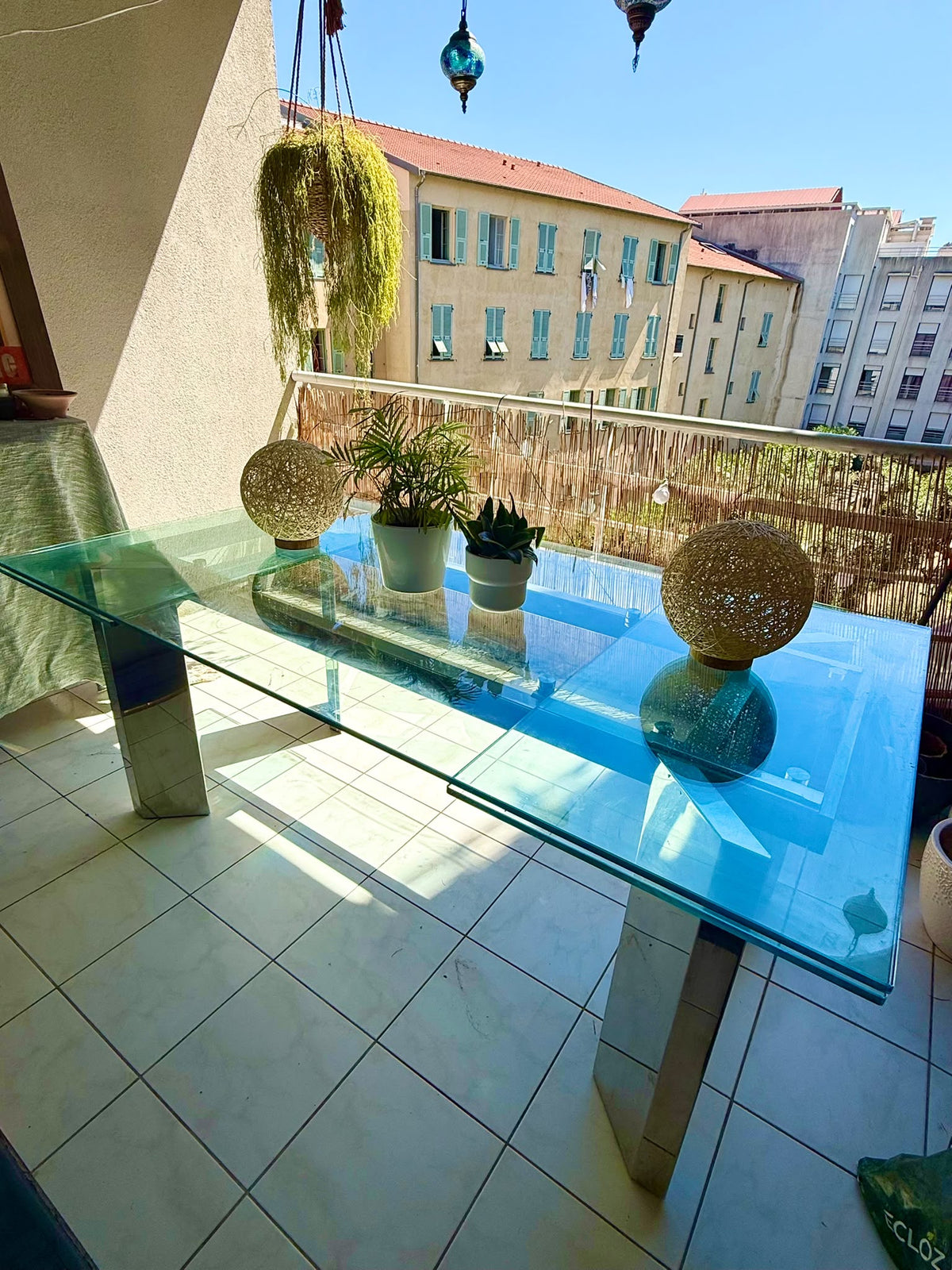 Calligaris Extendable Glass Dining Table – 180–280cm