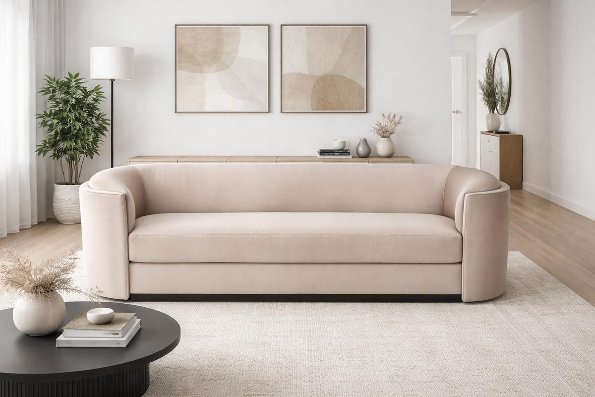 Damien Langlois-Meurinne 2.40m Sofa in Cream