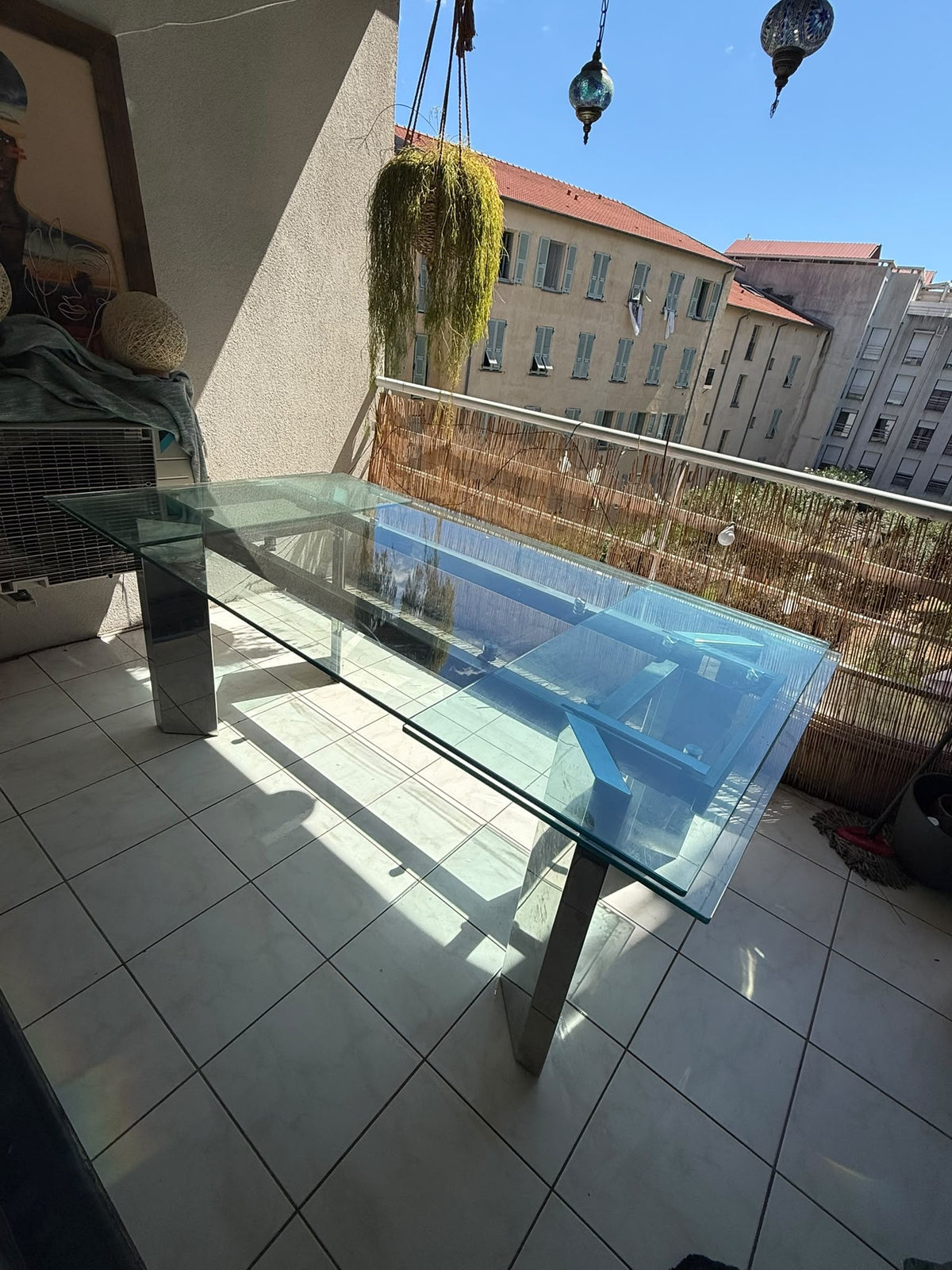 Calligaris Extendable Glass Dining Table – 180–280cm