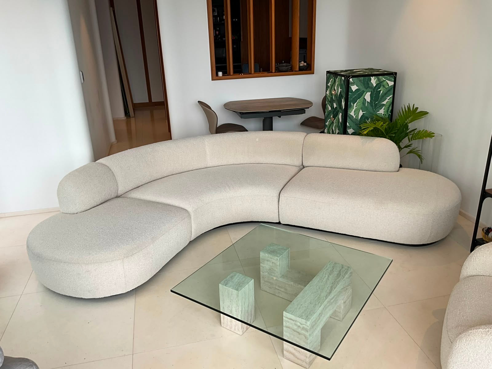 Eichholtz IKAL Glass & Stone Coffee Table