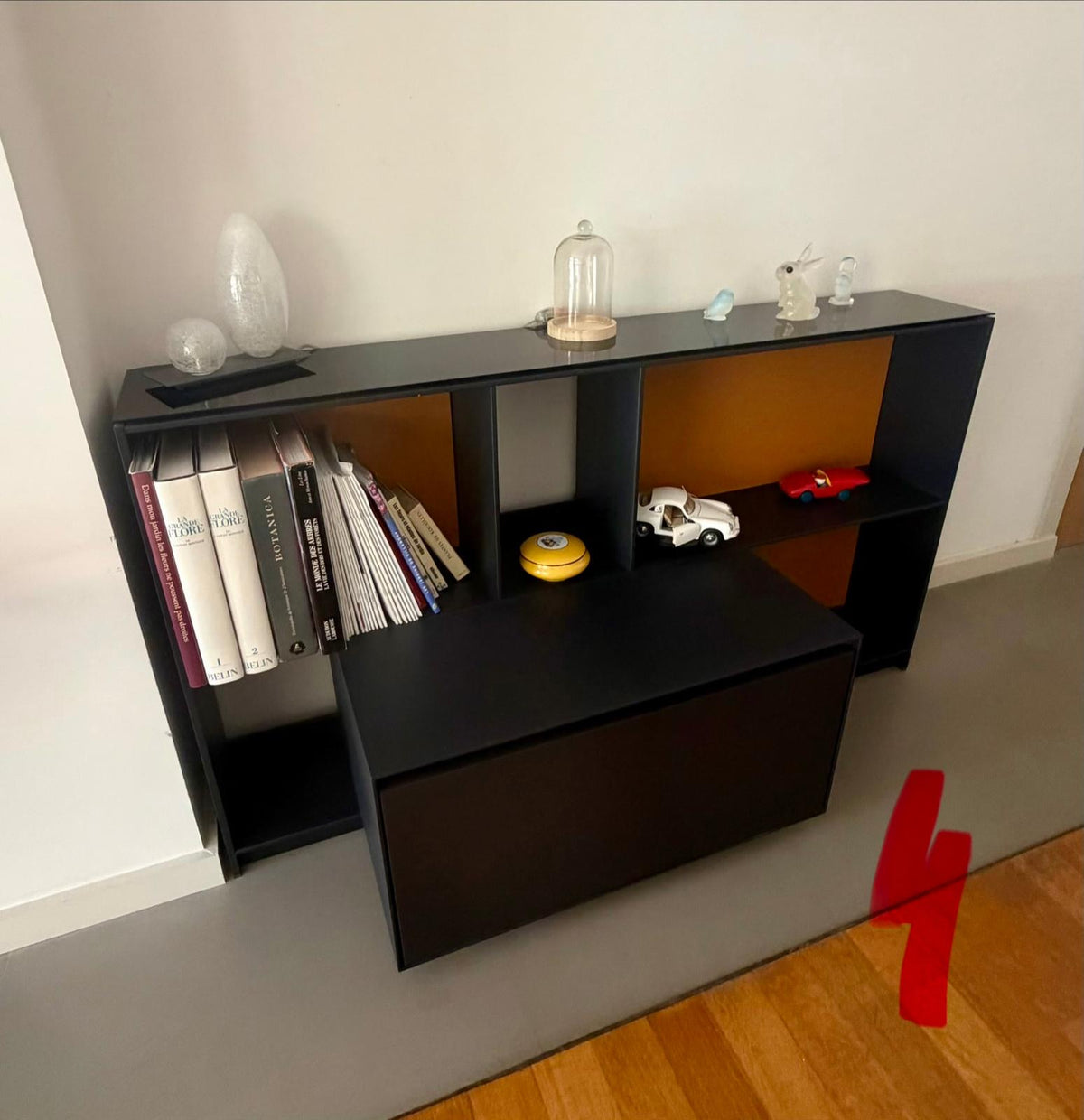 Bibliothèque modulaire et meuble de rangement assorti B&B Italia