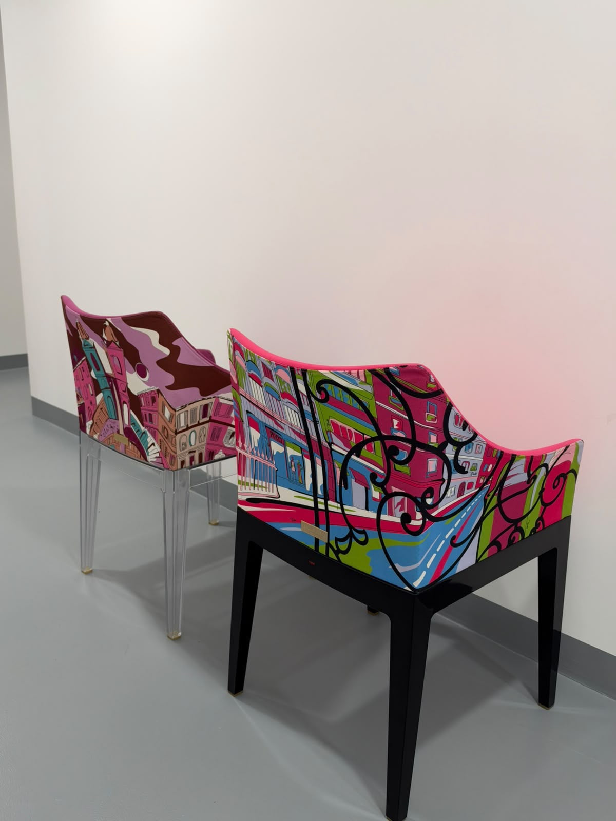 Pair of Kartell Madame “World of Emilio Pucci” Armchairs by Philippe Starck