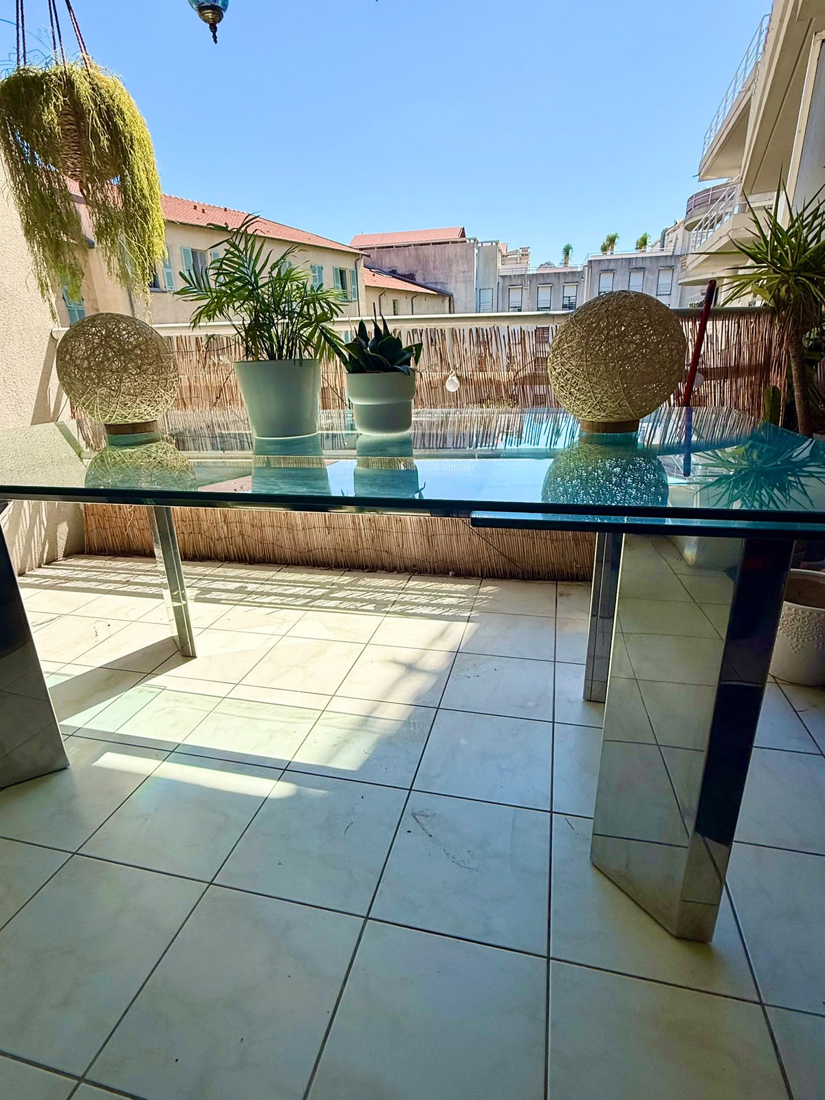Calligaris Extendable Glass Dining Table – 180–280cm