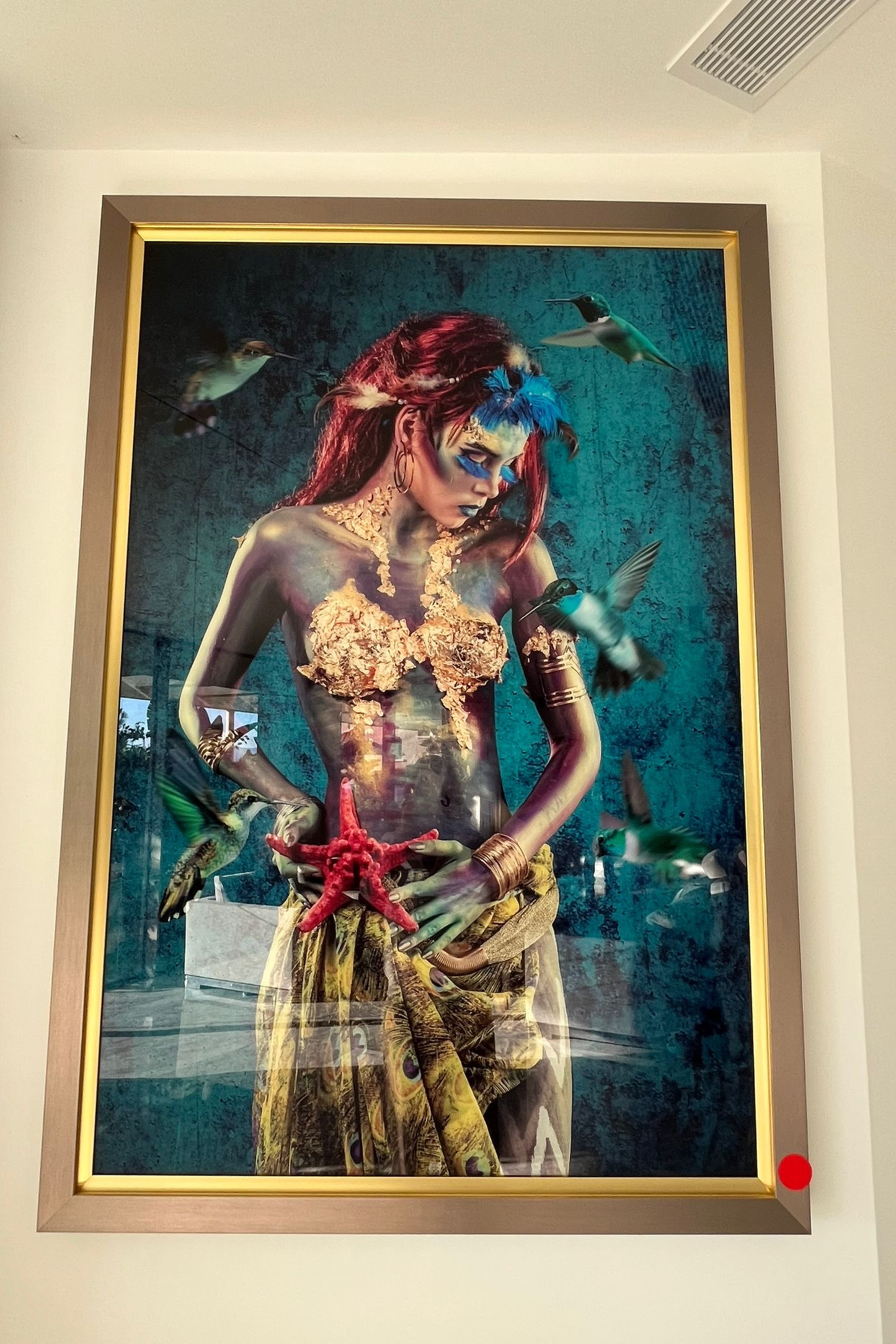 Hummingbird Art – Framed Wall Artwork