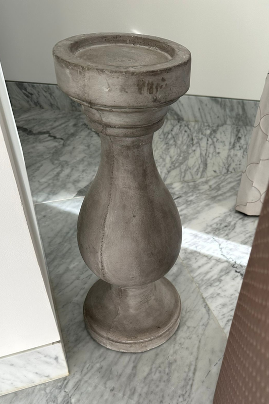 Plinth Concrete Candle Holders ×2