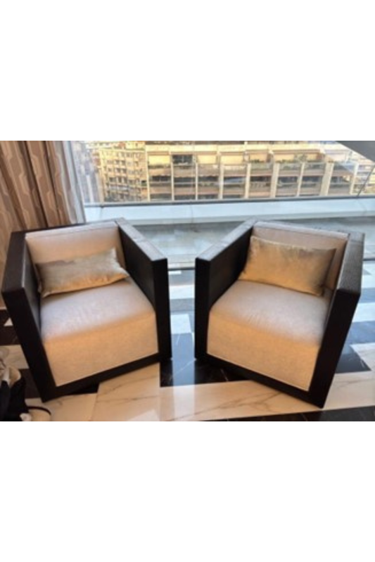 Fauteuils lounge Crocodile ×2