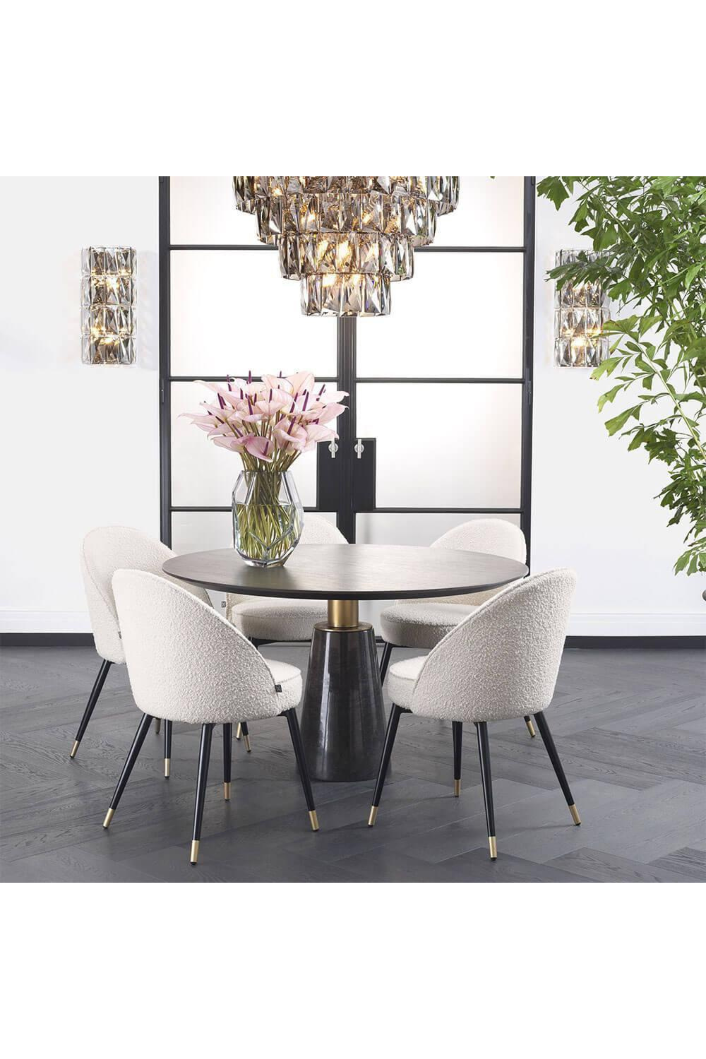 EICHHOLTZ Genova Round Dining Table