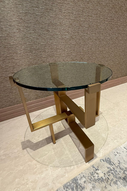 2x Eichholtz Chuck Side Tables