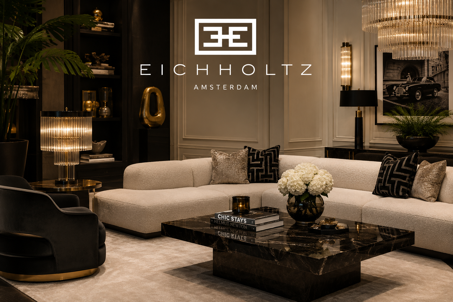 Eichholtz luxury furniture in a sophisticated Riviera interior