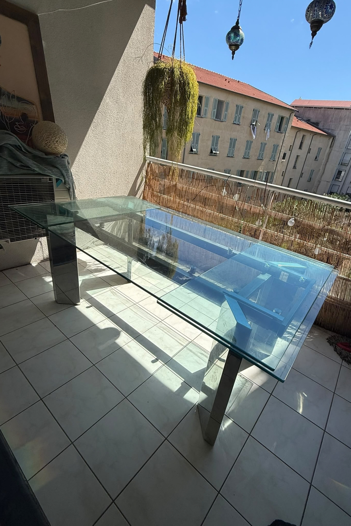 Calligaris Extendable Glass Dining Table – 180–280cm