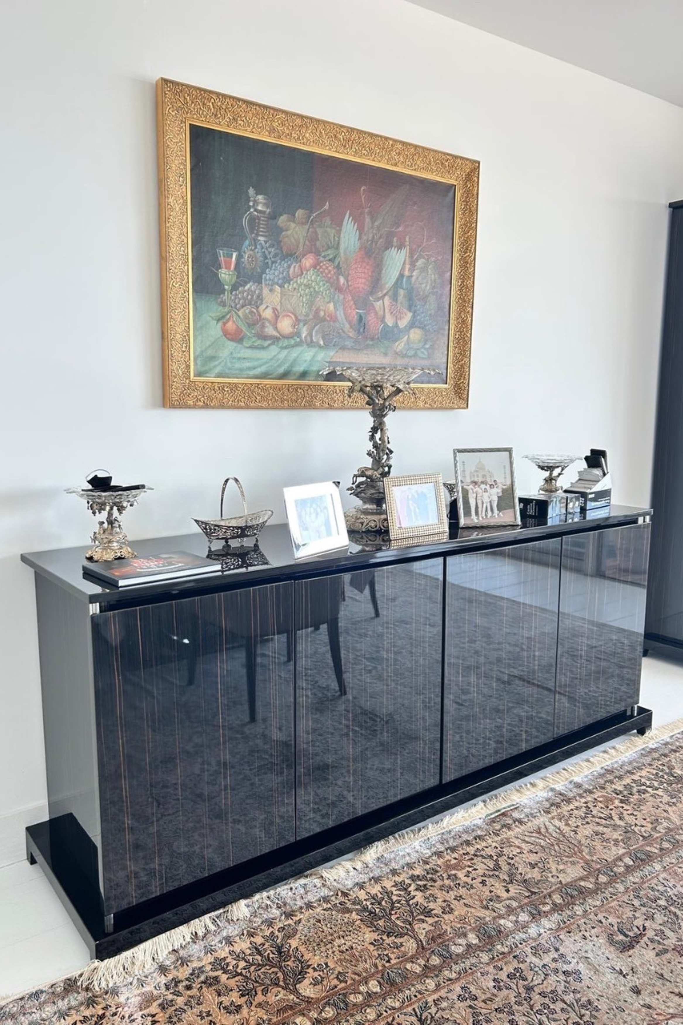 Fendi Casa Lacquered Ebony Buffet - Meubles Monaco