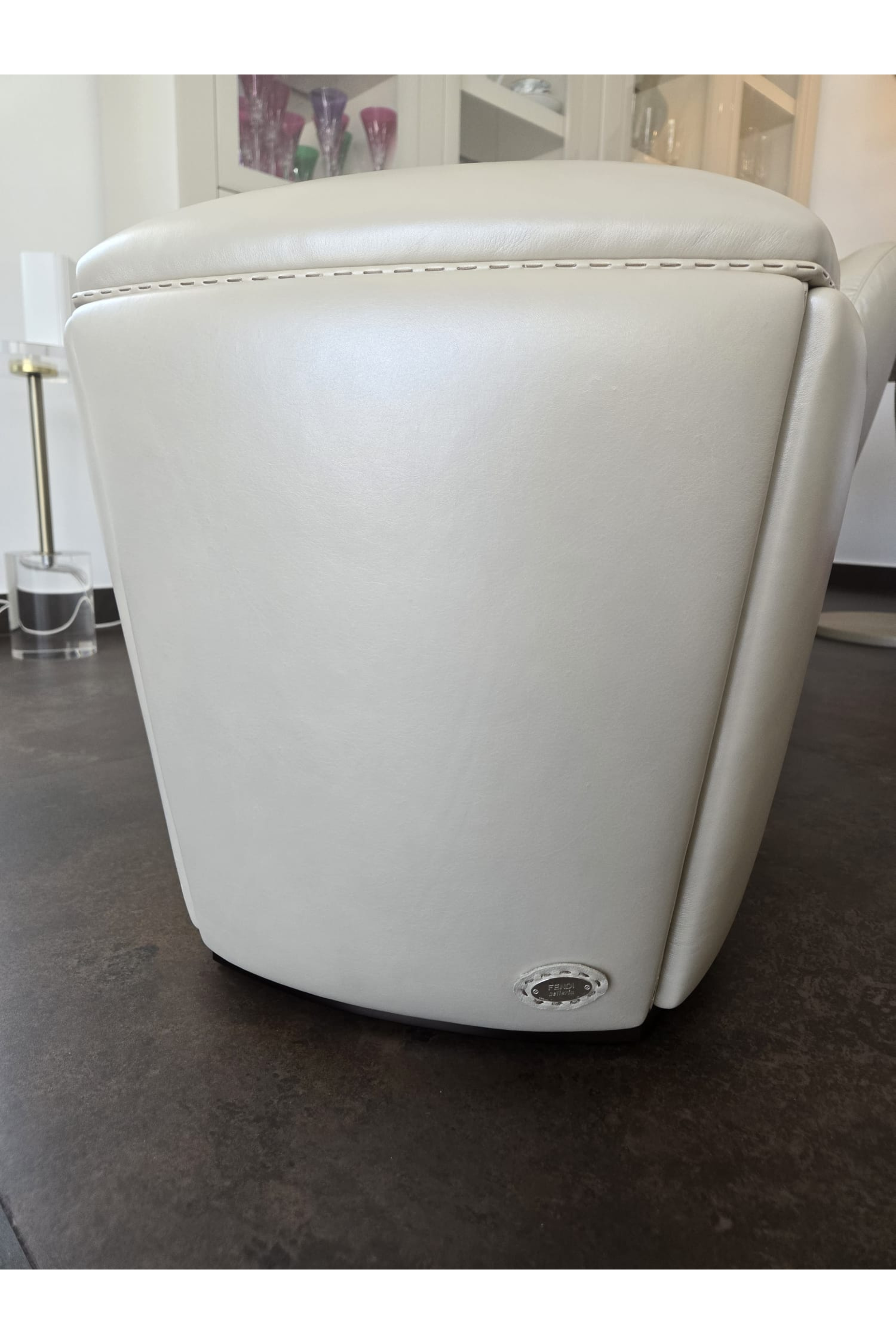 Fendi Casa Rotating Lounge Chair & Smith Seleria Pouf