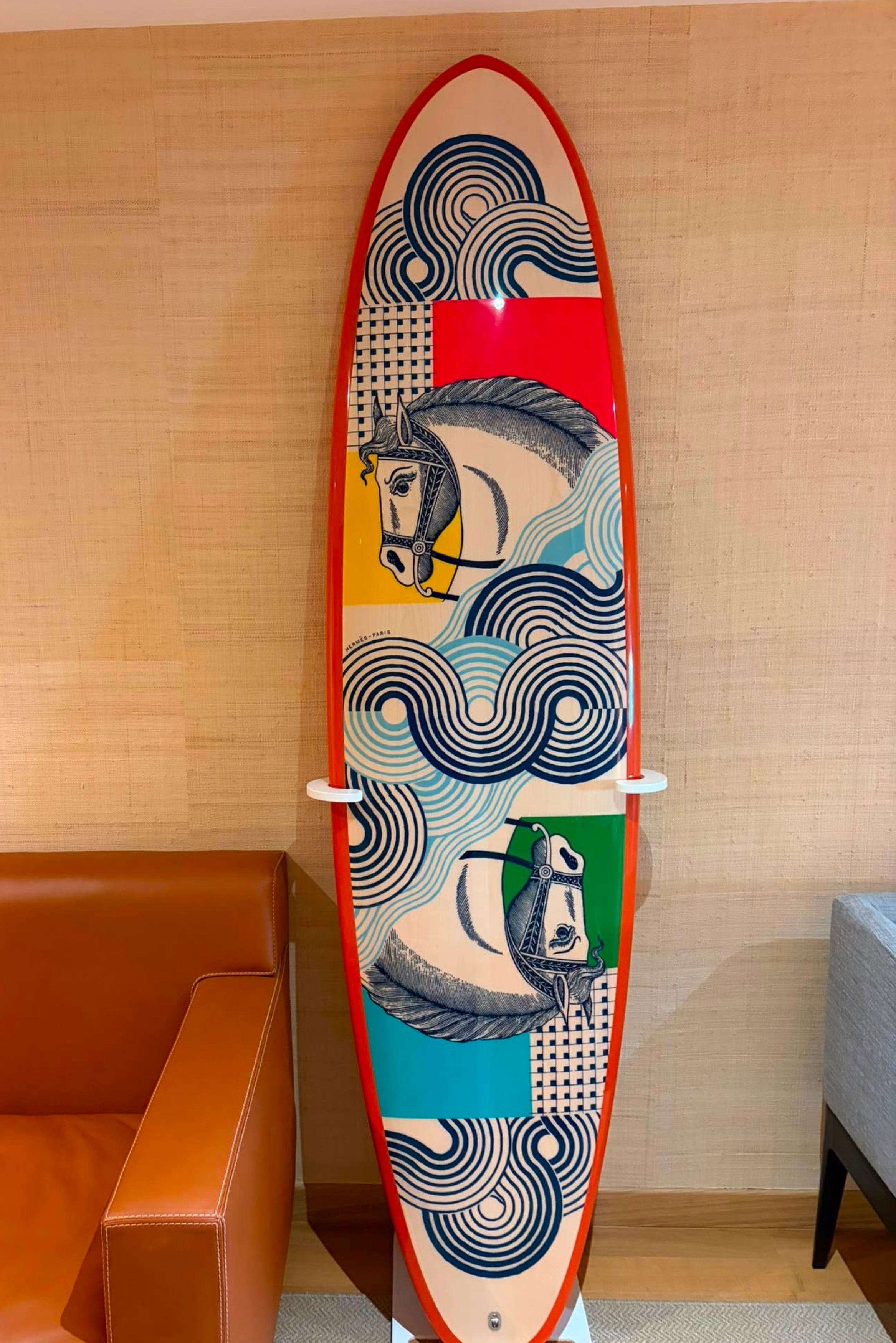 Hermès Cheval Vague Planche de surf édition limitée
