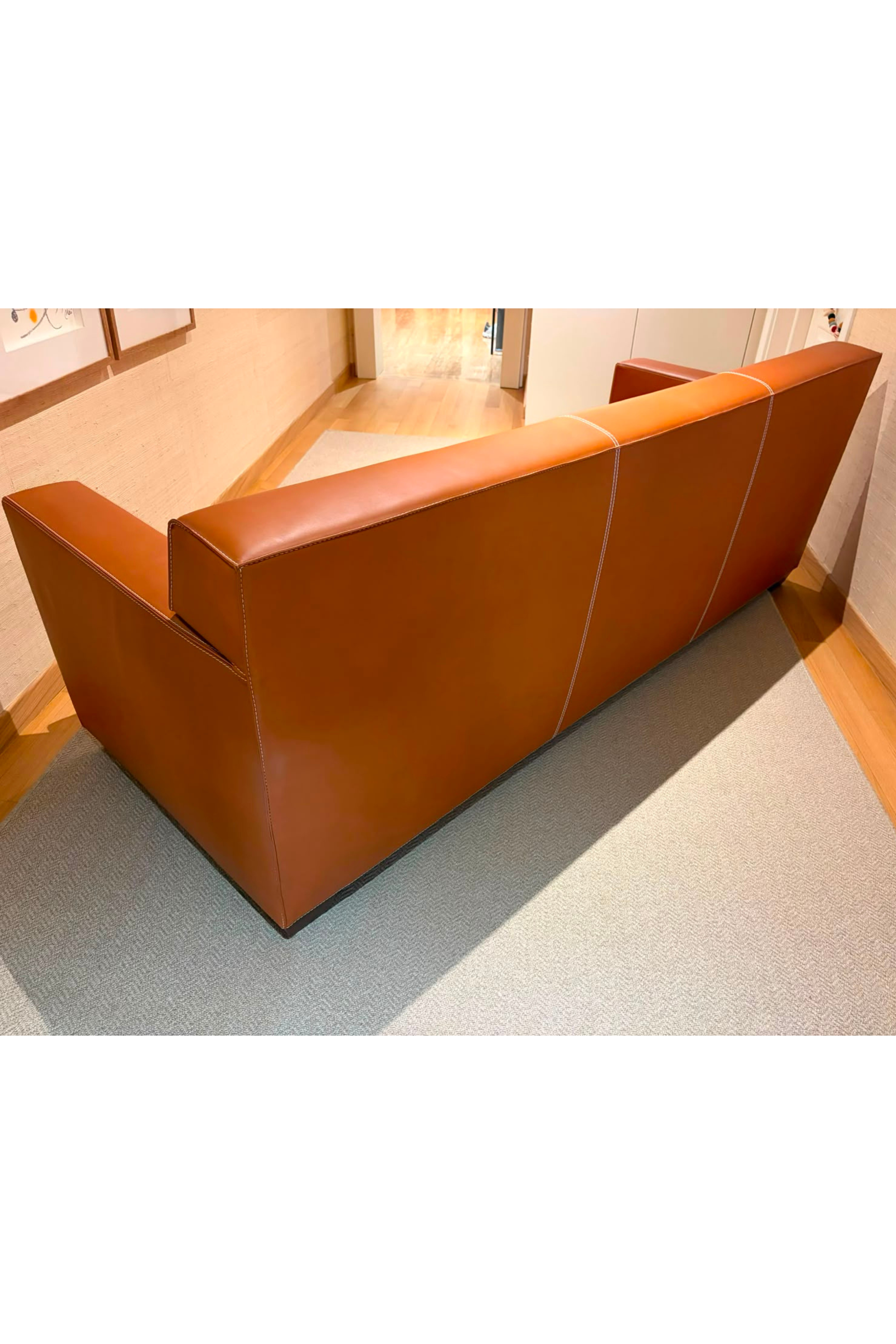 Hermès Rééditions J.M. Frank Three-Seater Sofa