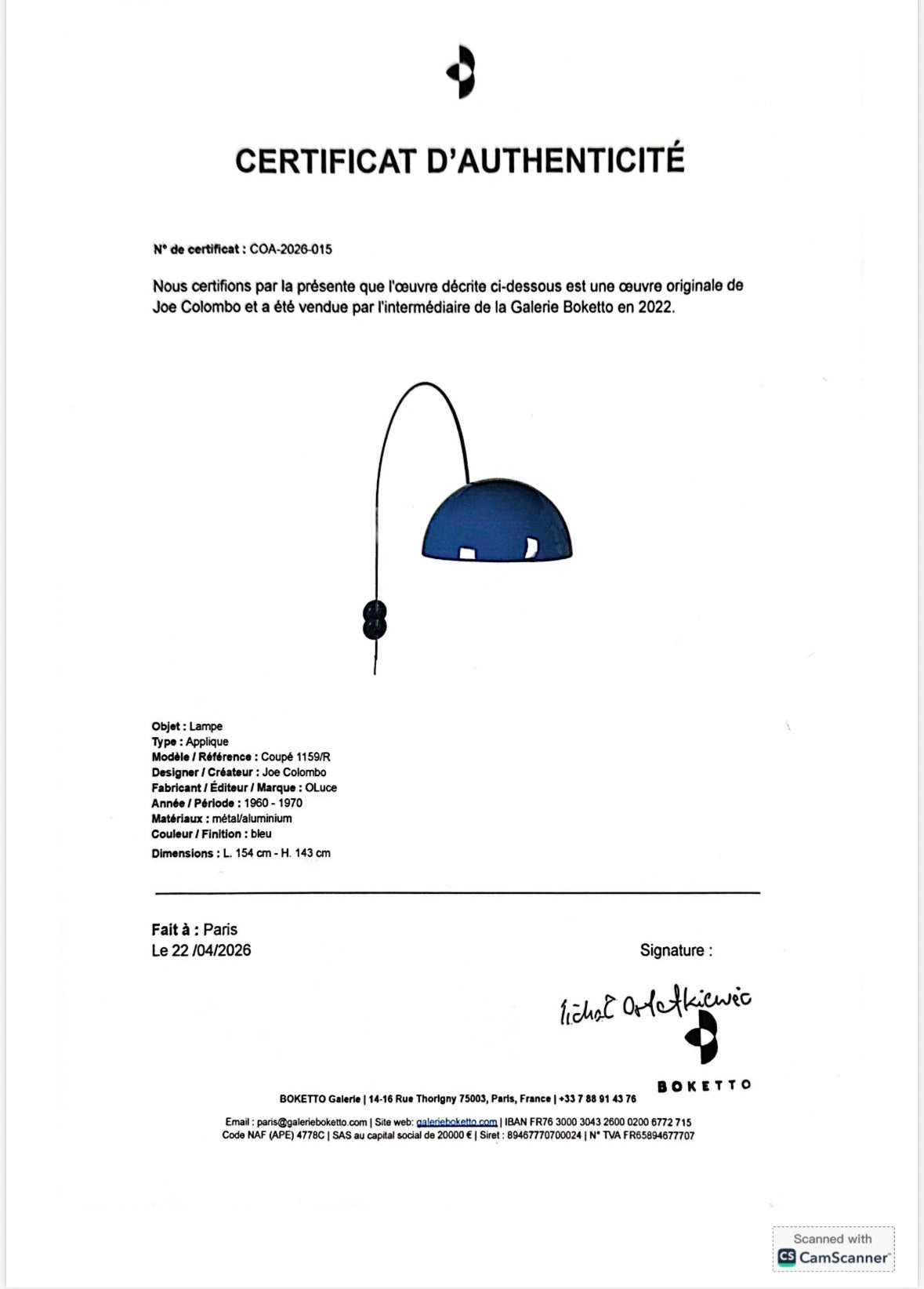 Applique 1159/R Light by Joe Colombo, designed by JACOBI Louise, featuring a modern wall-mounted lighting fixture with sleek design.