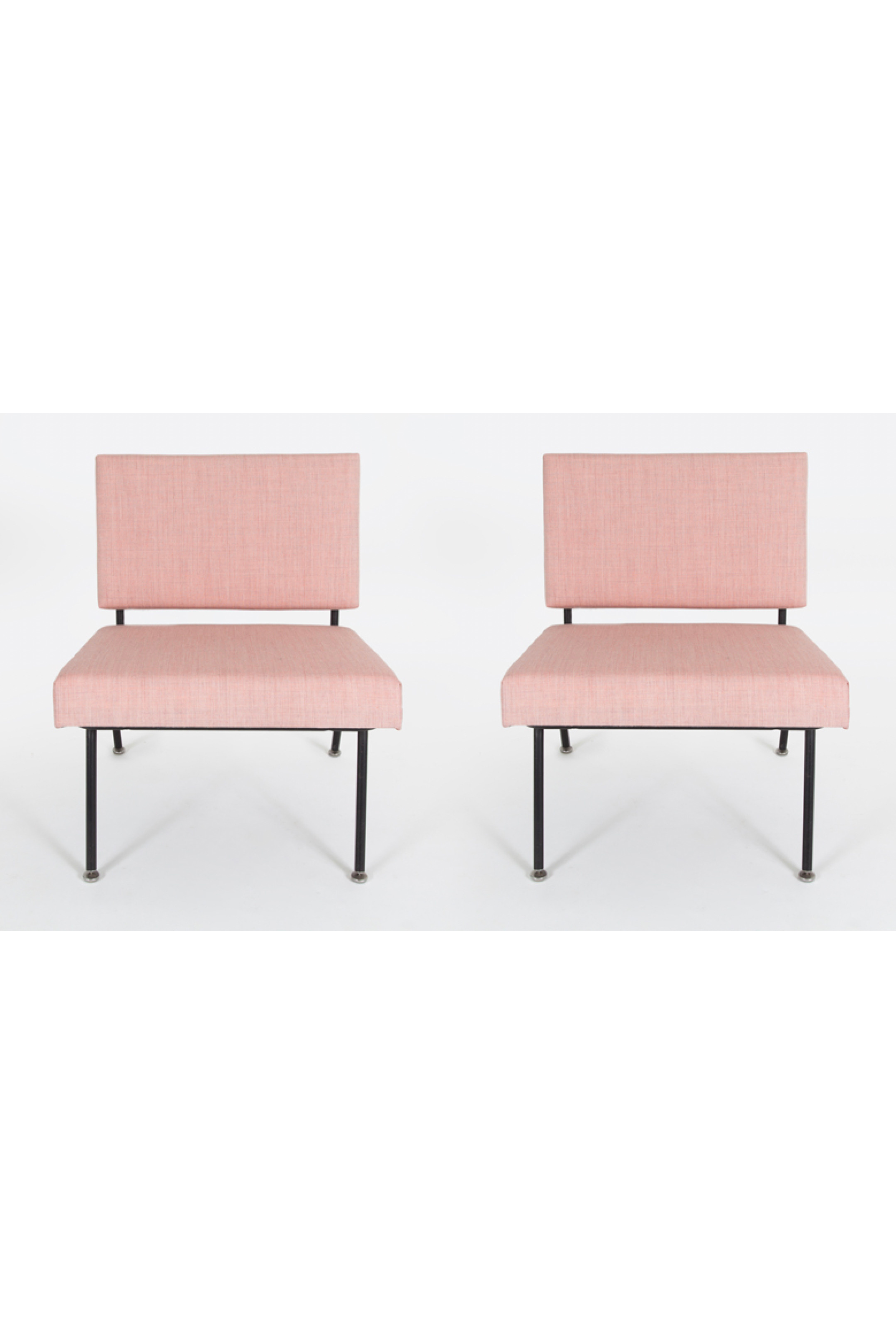Pair of Florence Knoll Low Chairs (c.1954–1968) - Meubles Monaco