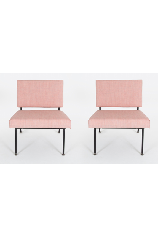 Paire de chaises basses Florence Knoll (vers 1954-1968)
