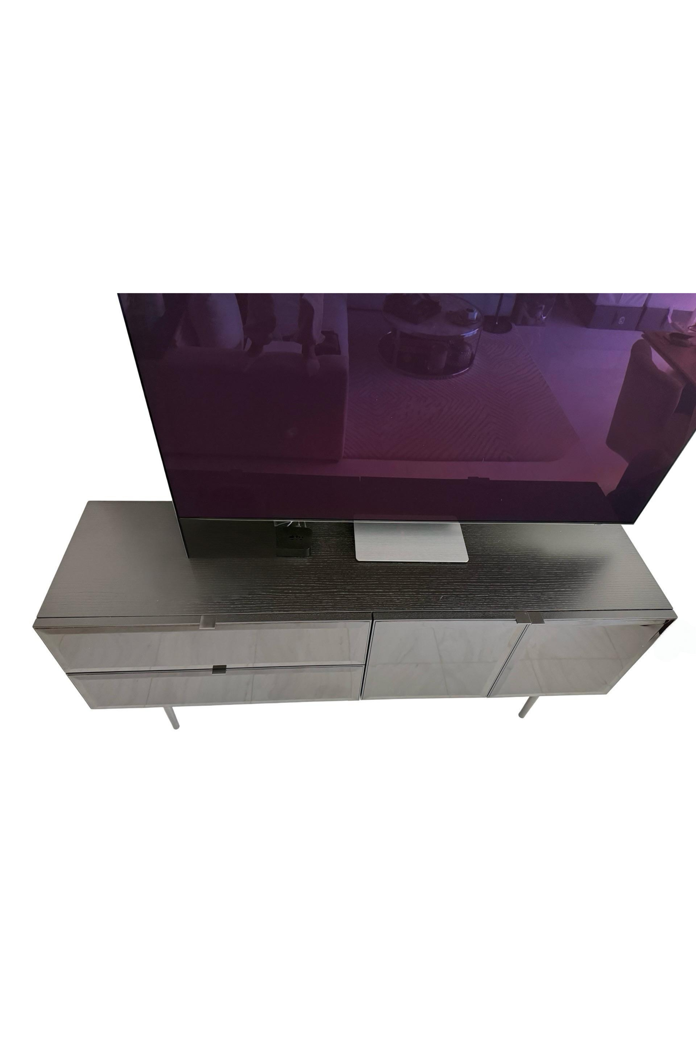 Minotti Morrison Sideboard in Glossy Moka Lacquer