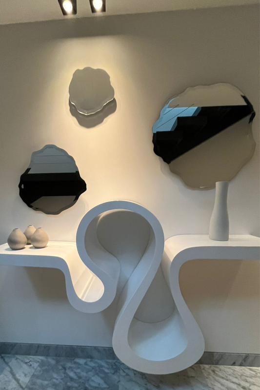 Organic Sculptural Mirror Set ×6