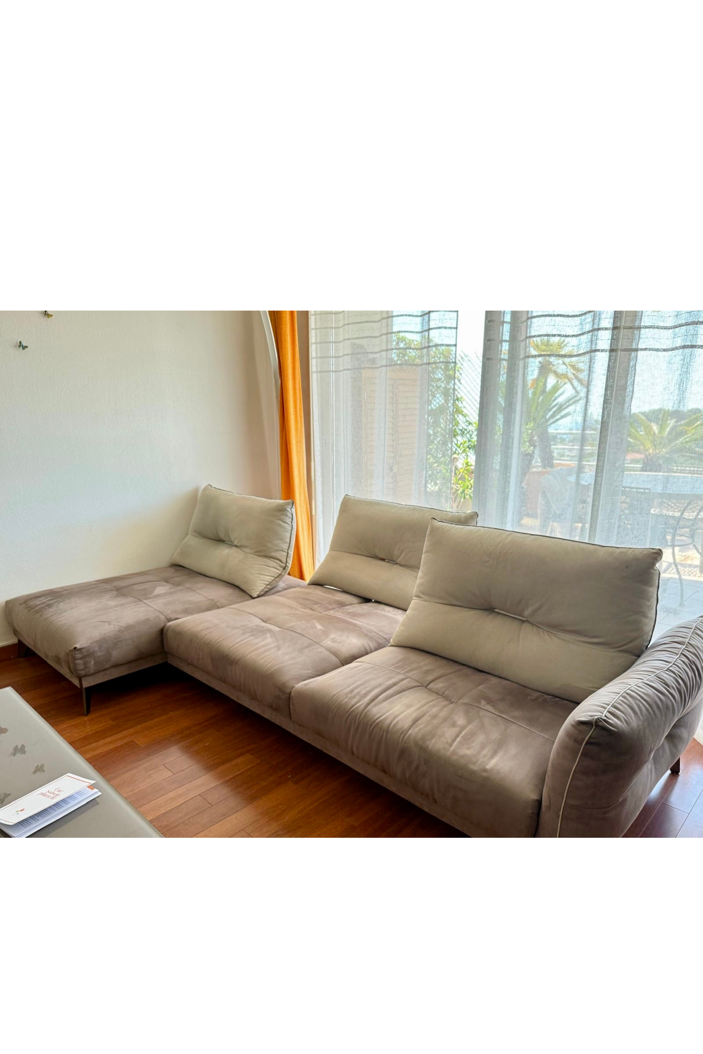 Roche Bobois ITINERAIRE Modular Sofa with Chaise Longue