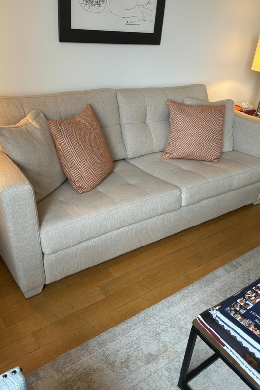 Two-Seater Sofa with Cushions – Seller Asking €450