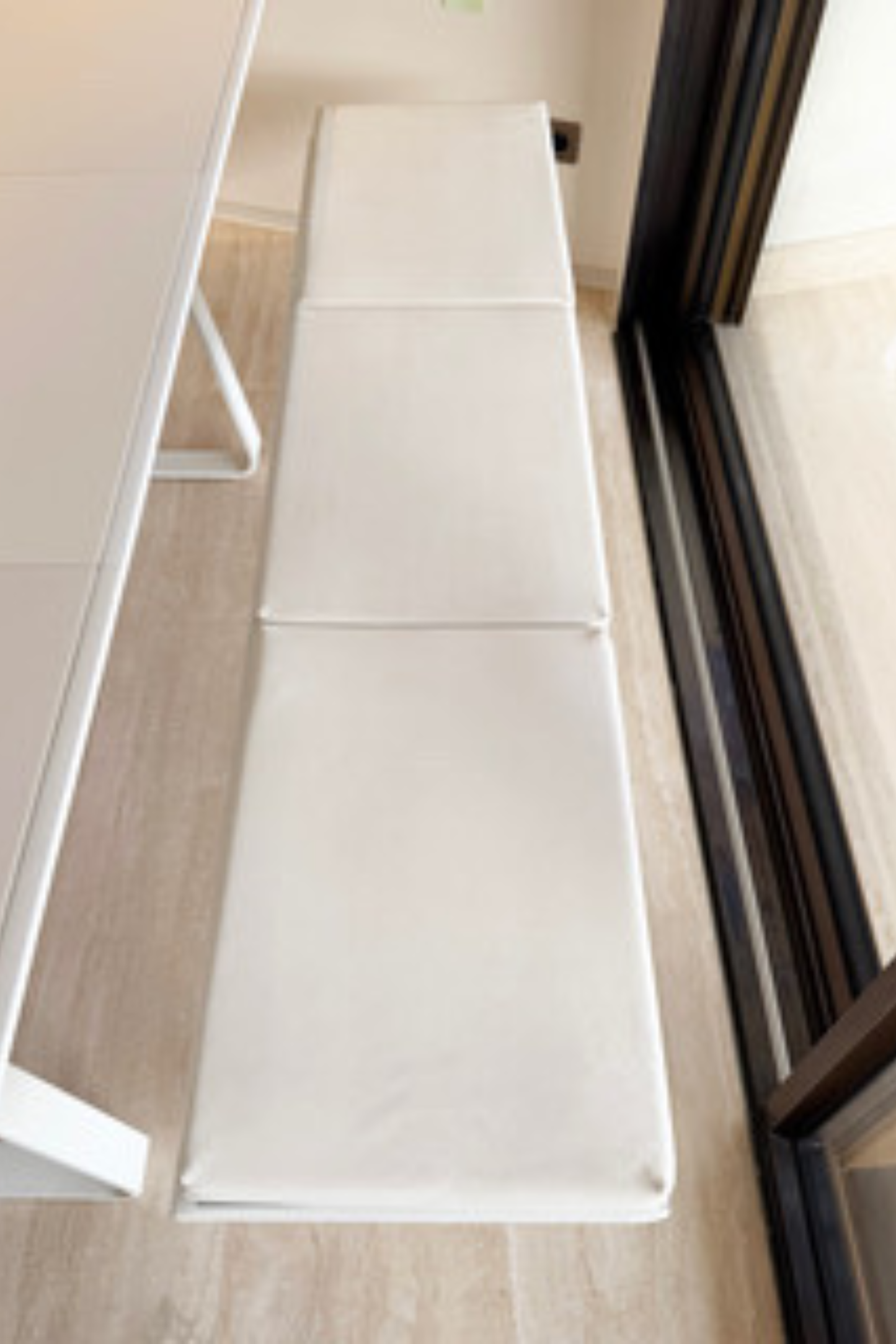 Set tavolo da pranzo e panca estensibile per esterni (3 pezzi)