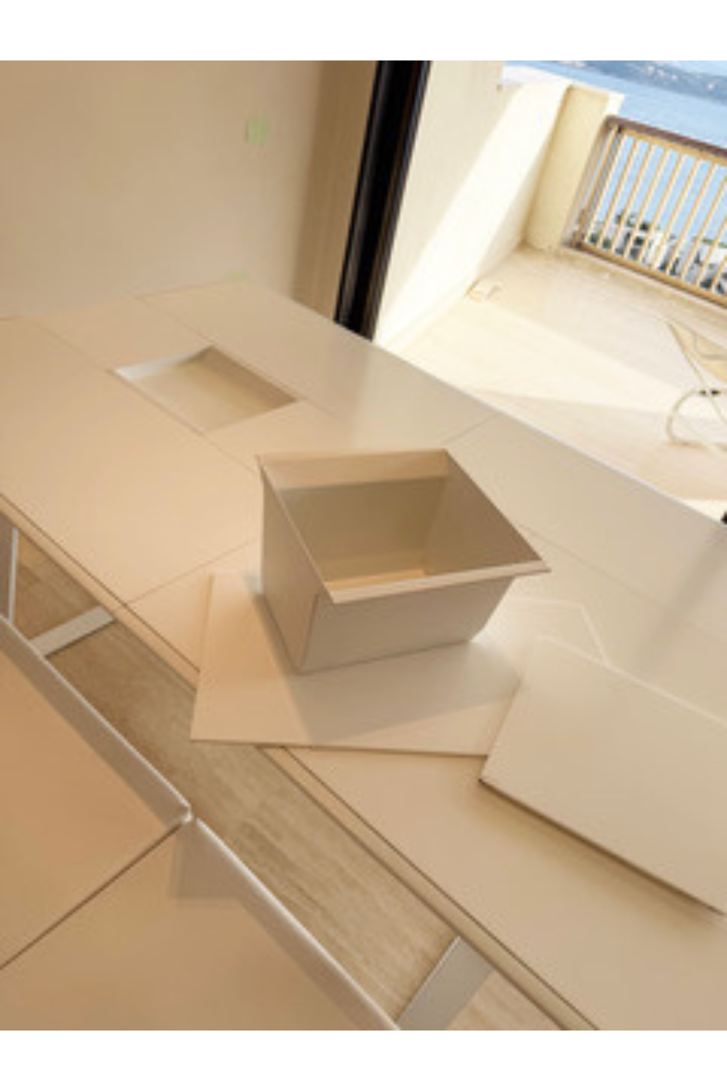 Set tavolo da pranzo e panca estensibile per esterni (3 pezzi)