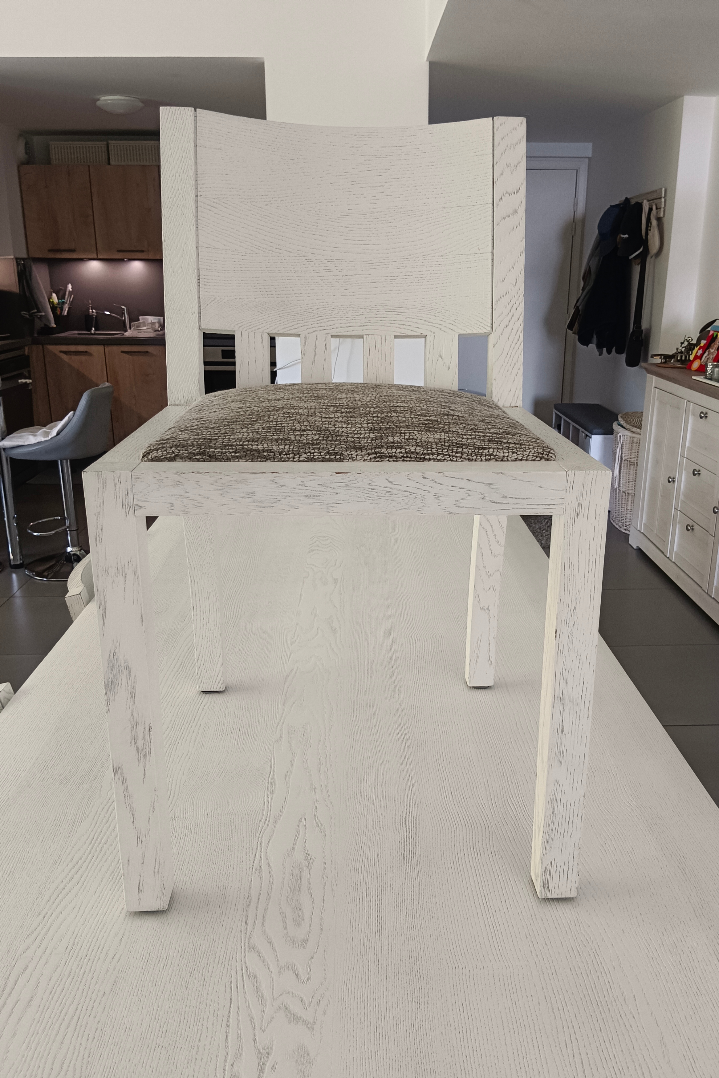 HENRYOT & CIE Palmer Solid Ash Dining Table in White